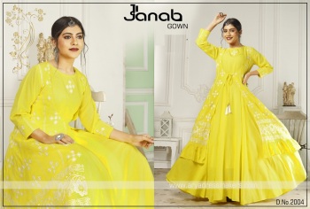 Janab Party wear kurtis and Gown buy wholesale Price