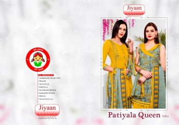 Jiyaan Patiyala Queen vol 3  Cotton Patiyala Dress