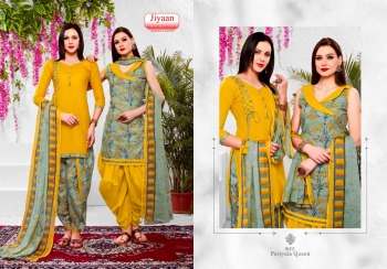 Jiyaan Patiyala Queen vol 3  Cotton Patiyala Dress