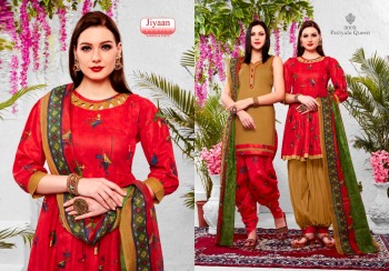 Jiyaan Patiyala Queen vol 3  Cotton Patiyala Dress