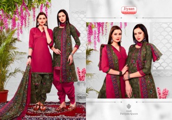 Jiyaan Patiyala Queen vol 3  Cotton Patiyala Dress