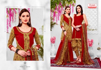 Jiyaan Patiyala Queen vol 3  Cotton Patiyala Dress