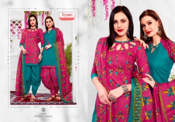 Jiyaan Patiyala Queen vol 3  Cotton Patiyala Dress