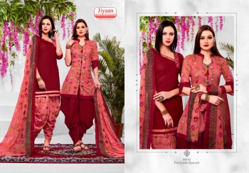 Jiyaan Patiyala Queen vol 3  Cotton Patiyala Dress