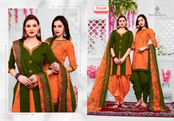 Jiyaan Patiyala Queen vol 3  Cotton Patiyala Dress