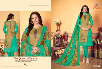 JS Karachi Special Cotton Churidar dress material catalog