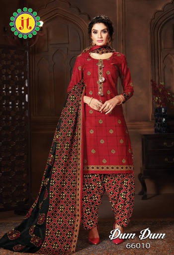 Jt Dum Dum vol 66 cotton punjabi dress Material