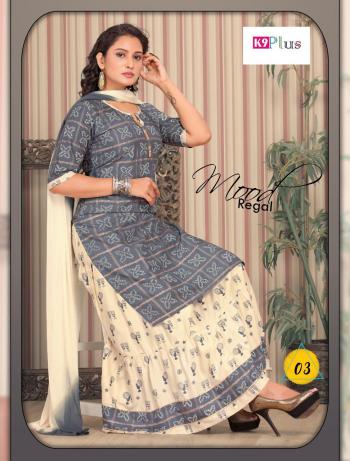 K9plus Samaira Kurtis with Skirt Catalog wholesaler