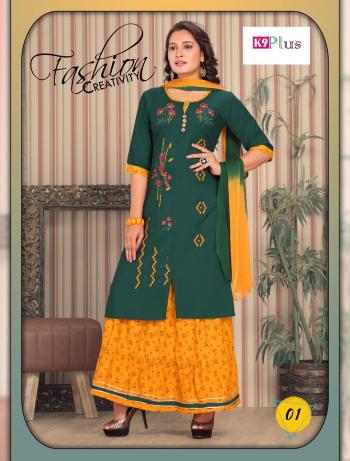 K9plus Samaira Kurtis with Skirt Catalog wholesaler