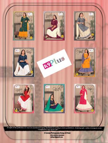 K9plus Samaira Kurtis with Skirt Catalog wholesaler