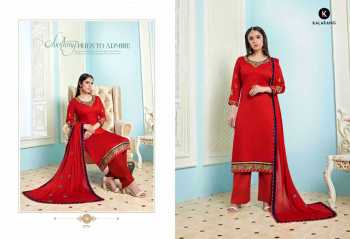 Kalarang Glory Jam Silk Cotton Salwar Kameez wholesaler