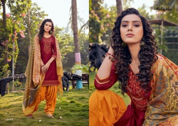 Kalaroop Sunheri Patiyala vol 3 Jam Silk Readymade Suit wholesale Price