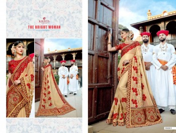 kalista fashion Virasat Hit Wedding Saree catalog wholesaler