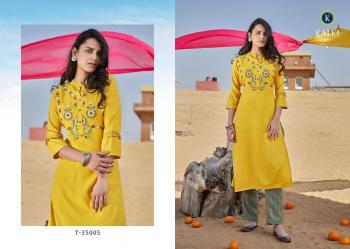 kalki desrat handloom Viscos Cotton kurtis with pant wholesale Price