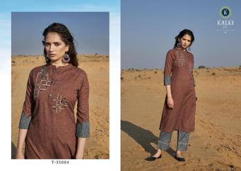 kalki desrat handloom Viscos Cotton kurtis with pant wholesale Price