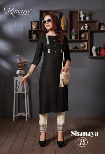 Kanasu Shanaya rayon Kurtis with pant buy wholesale price