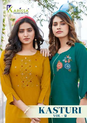 Karissa Kasturi vol 2 Hand work Kurtis wholesaler