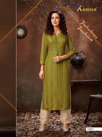 karissa Vaidehi Rayon kurtis with palazzo pant Wholesaler