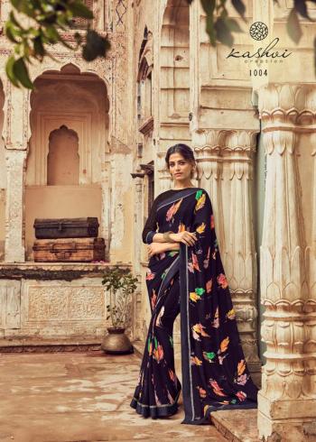 Kashvi Orchid Georgette Daily wear Saree wholesaler