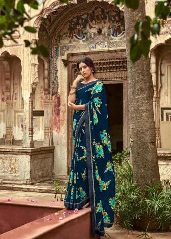 Kashvi Orchid Georgette Daily wear Saree wholesaler