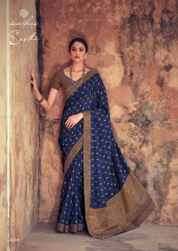 Kashvi Sarthi Vichitra Silk Saree buy wholesale Price