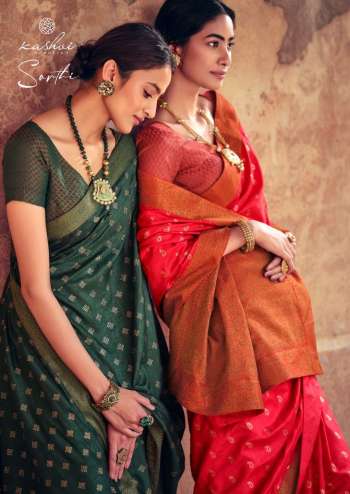 Kashvi Sarthi Vichitra Silk Saree buy wholesale Price