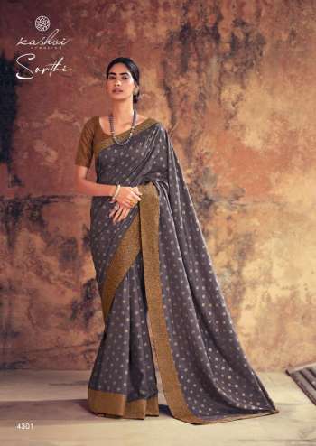 Kashvi Sarthi Vichitra Silk Saree buy wholesale Price