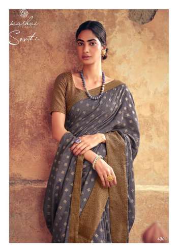 Kashvi Sarthi Vichitra Silk Saree buy wholesale Price