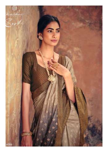 Kashvi Sarthi Vichitra Silk Saree buy wholesale Price