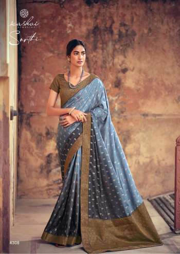 Kashvi Sarthi Vichitra Silk Saree buy wholesale Price