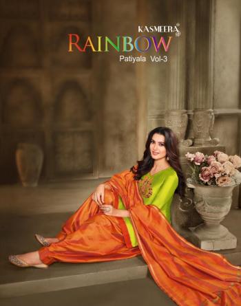 Kasmeera Rainbow Patiyala vol 3 Soft Cotton Punjabi Dress material