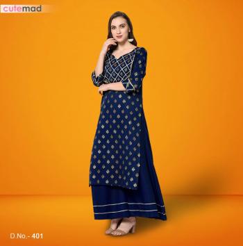 Kesari Export Cutemade vol 4 Party wear kurtis with palazzo catalog