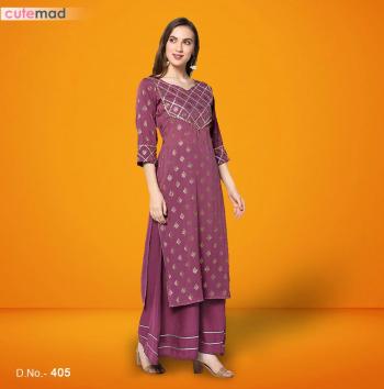 Kesari Export Cutemade vol 4 Party wear kurtis with palazzo catalog