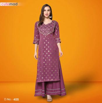 Kesari Export Cutemade vol 4 Party wear kurtis with palazzo catalog