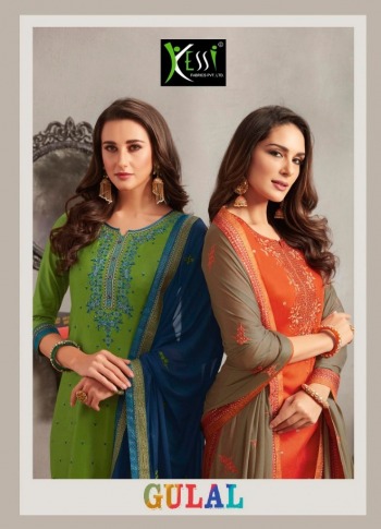 Kessi Gulal Jam Silk Salwar Kameez catalog Wholesaler