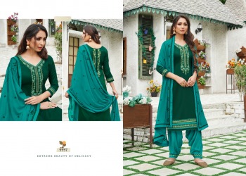 Kessi patiyala House vol 77 Georette punjabi Suits catalog