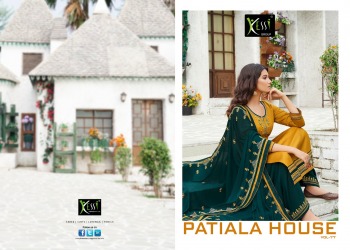 Kessi patiyala House vol 77 Georette punjabi Suits catalog