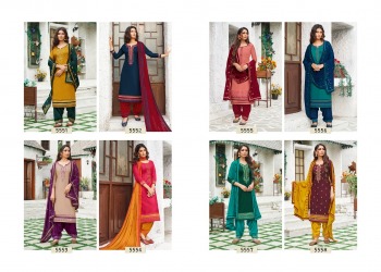 Kessi patiyala House vol 77 Georette punjabi Suits catalog