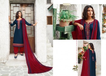 Kessi patiyala House vol 77 Georette punjabi Suits catalog