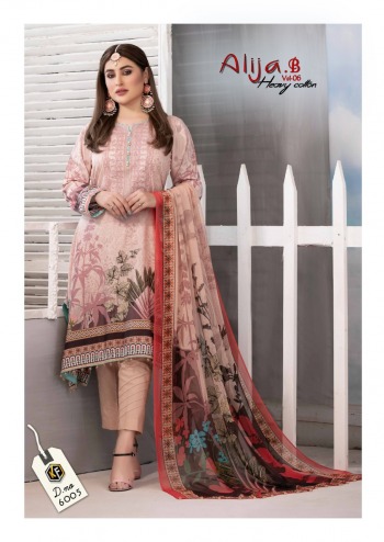 Keval fab Alija b Cotton vol 6 pakistani Dress wholesale rate