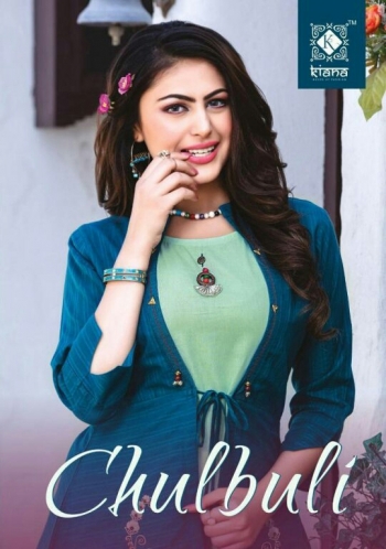 Kiana Chulbuli Party wear kurtis with koti wholesale price