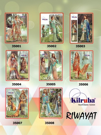 Kilruba Riwayat Cotton Pakistani Suits Wholesaler