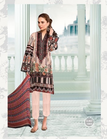 King Of Cotton Baroque lawn 2020 pakistani dress wholesale price