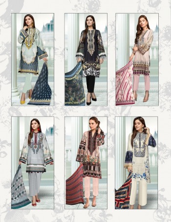 King Of Cotton Baroque lawn 2020 pakistani dress wholesale price