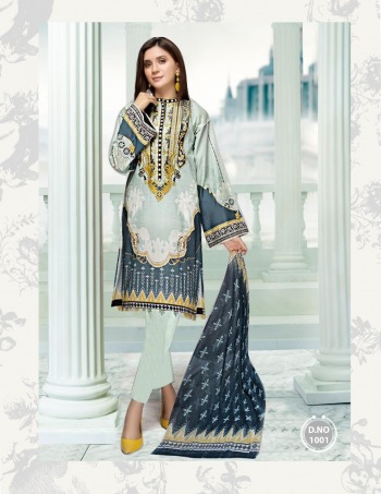 King Of Cotton Baroque lawn 2020 pakistani dress wholesale price