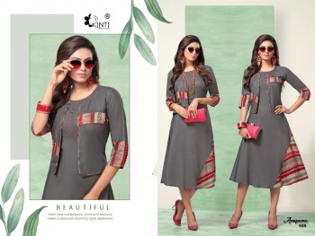 Kinti Anupama Rayon kurtis with Koti wholesale Price