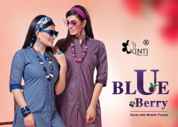 Kinti Blue Berry kurtis catalog wholesaler