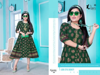 Kinti Kalamkari vol 3 Anarkali kurtis wholesaler