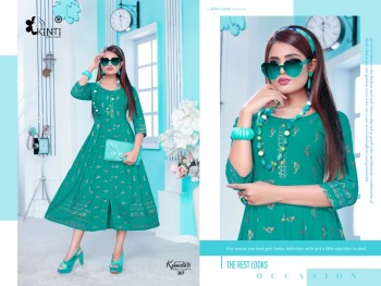 Kinti Kalamkari vol 3 Anarkali kurtis wholesaler