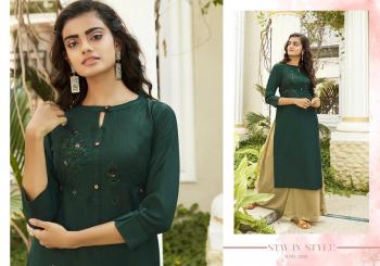 Kivi Super Lining Hand work kurtis with Palazzo Wholesaler